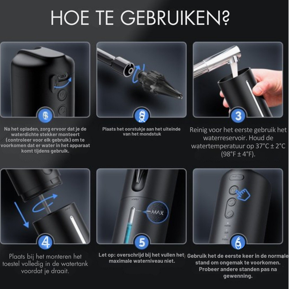 AquaClear™ – Water Powered Ear Cleaner